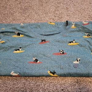 Alpha Beta Dog Surfing T-Shirt Medium New with Tags Mens